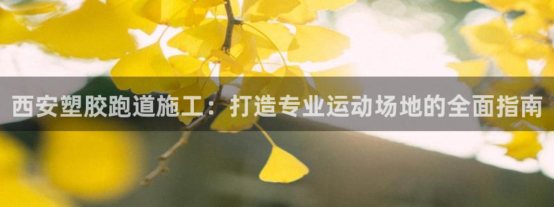 谈球吧体育app下载官网手机版苹果：西安塑胶跑道施工：打造专业运动场地的全面指南