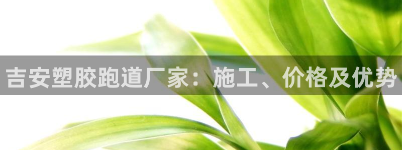 谈球吧能提现不：吉安塑胶跑道厂家：施工、价格及优势