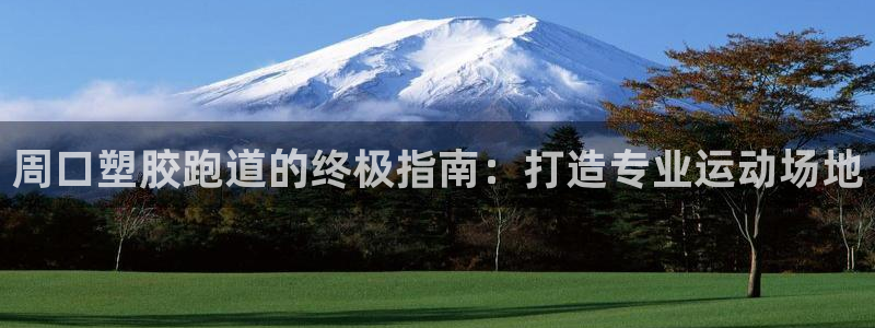 谈球吧体育app下载官网苹果版：周口塑胶跑道的终极指南：打造专业运动场地