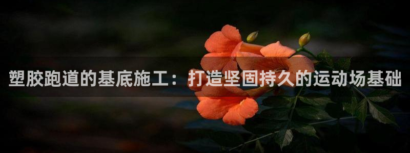 谈球吧app赛事分析报告：塑胶跑道的基底施工：打造坚