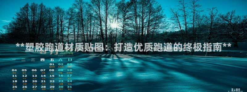 谈球吧可靠吗：**塑胶跑道材质贴图：打造优质跑道的终