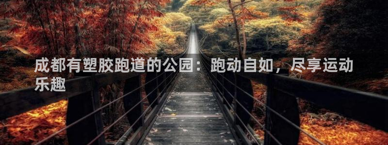 谈球吧体育app下载足球：成都有塑胶跑道的公园：跑动自如，尽享运动
乐趣