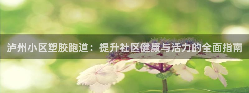谈球吧全站app下载手机版：泸州小区塑胶跑道：提升社区健康与活力的全面指南