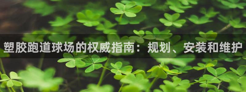 谈球吧黑款：塑胶跑道球场的权威指南：规划、安装和维护