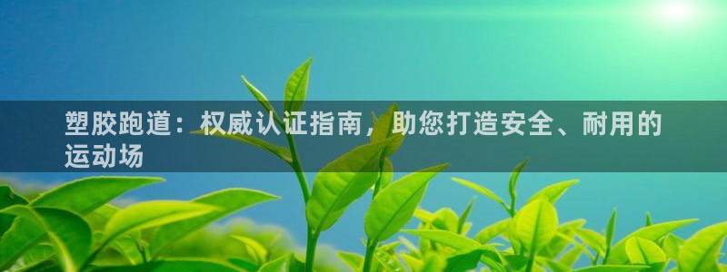 谈球吧登录地址：塑胶跑道：权威认证指南，助您打造安全、耐用的
运动场