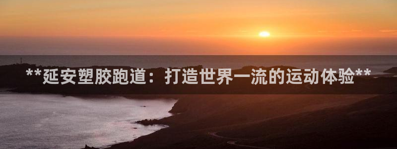 谈球吧官网app：**延安塑胶跑道：打造世界一流的运动体验**