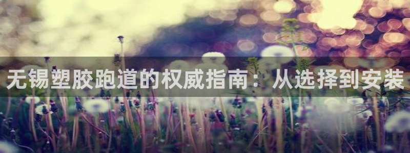 谈球吧的聊天软件是什么：无锡塑胶跑道的权威指南：从选